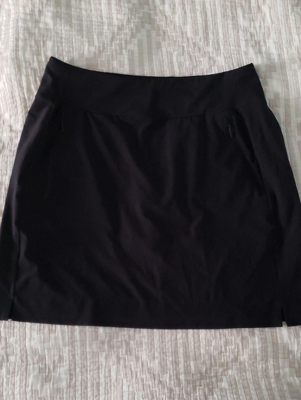Athleta Black Skirt Pockets Size 8T Athleisure Tennis Golf 8 Tall